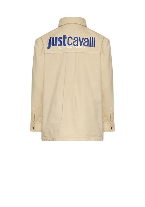 Camicia con logo JUST CAVALLI KIDS | JBP26113CAHBBEIGE C W